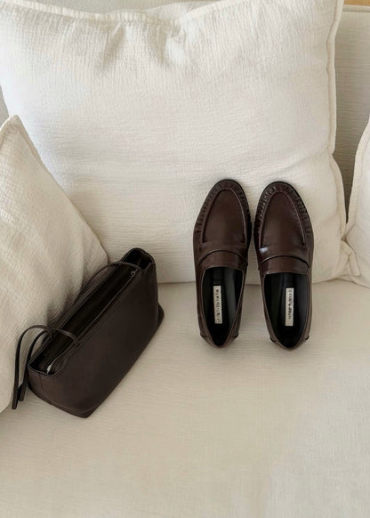 Shirring loafers