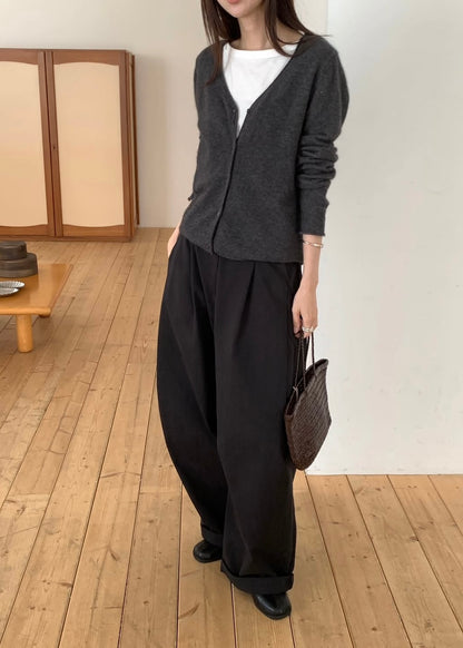 Curve v-neck cardigan