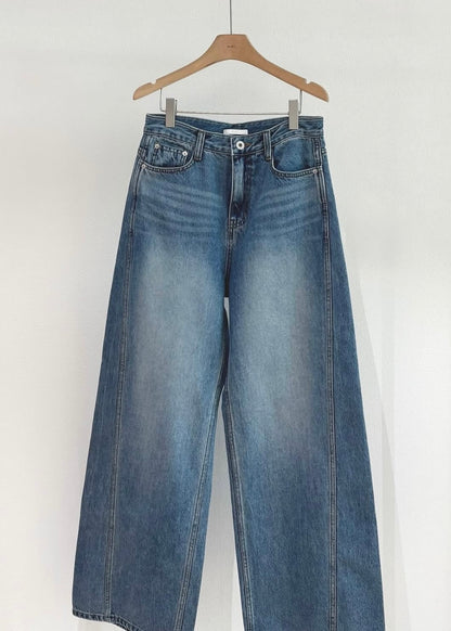 Twist seam loosen jeans