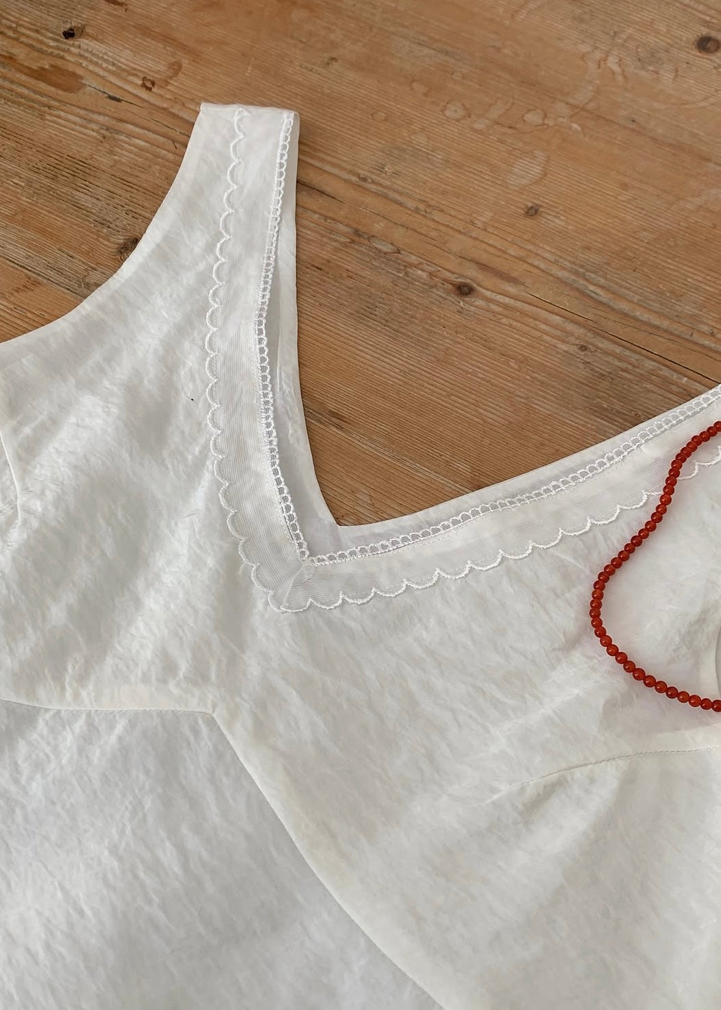 Scarlet lace one-piece