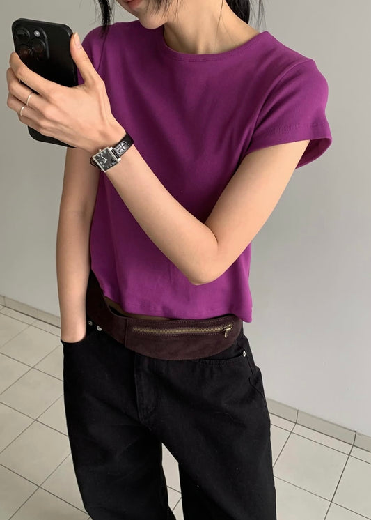 Relax cropped tee