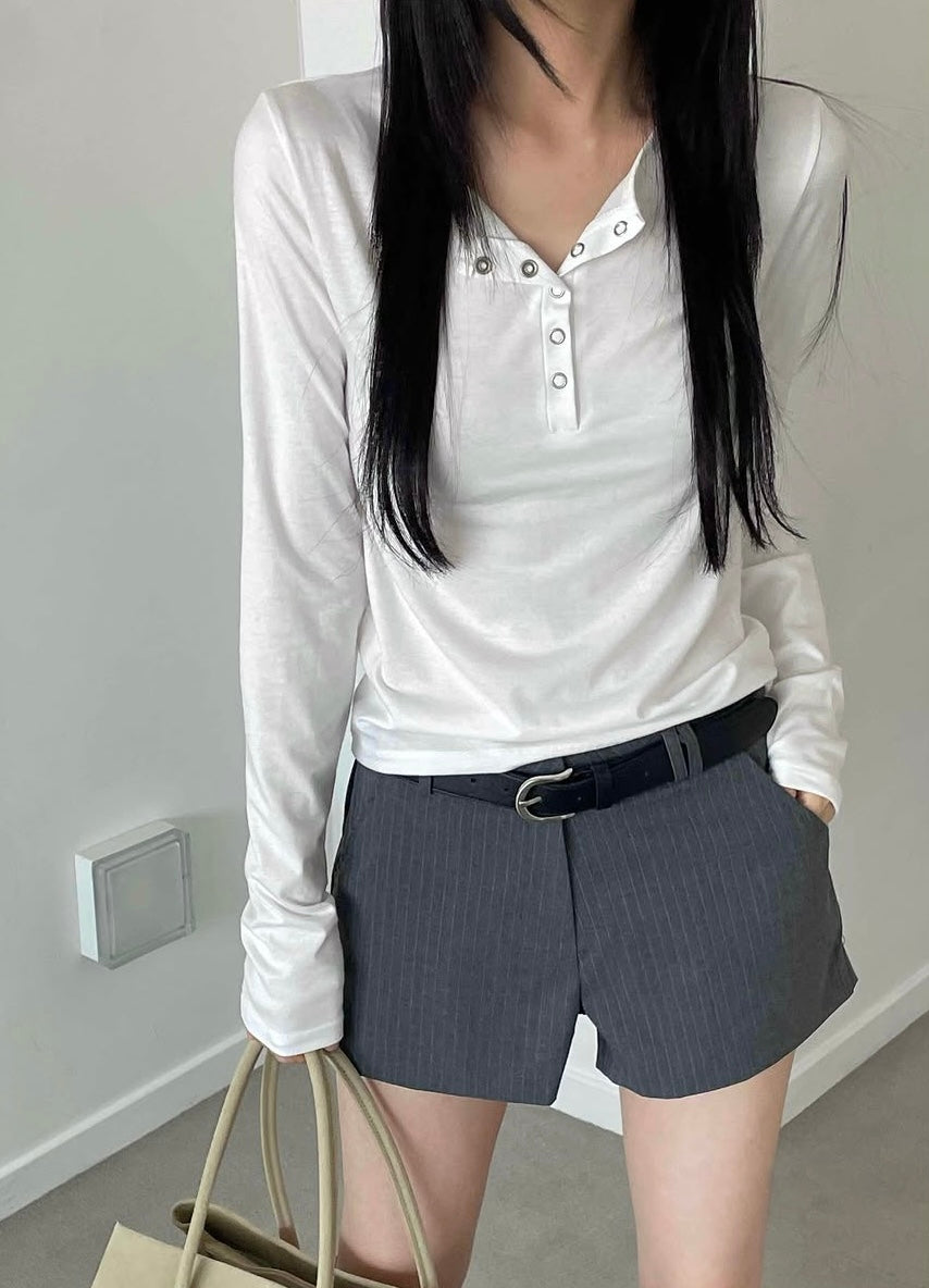 Five inches stripes short