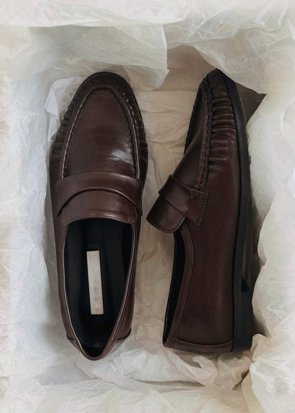 Shirring loafers