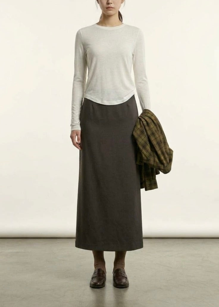 A-line ribbon skirt