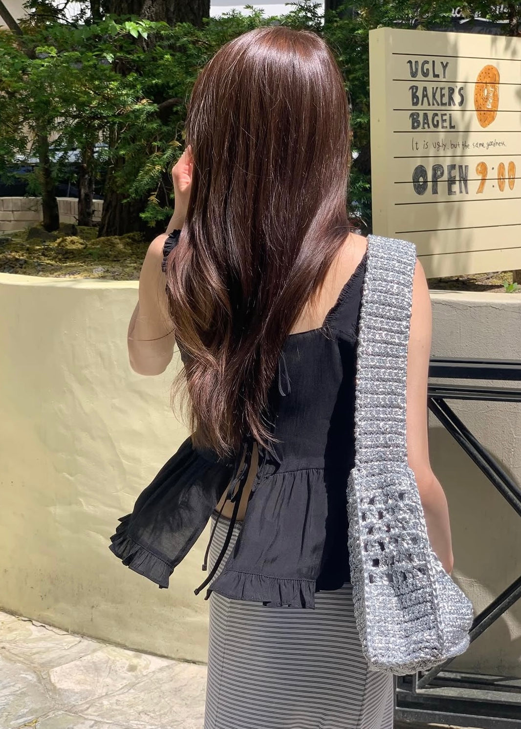 Two side ruffle blouse