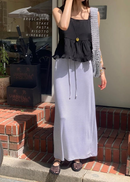 Two side ruffle blouse