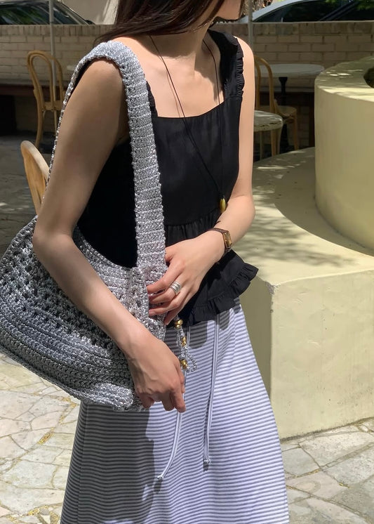 Two side ruffle blouse