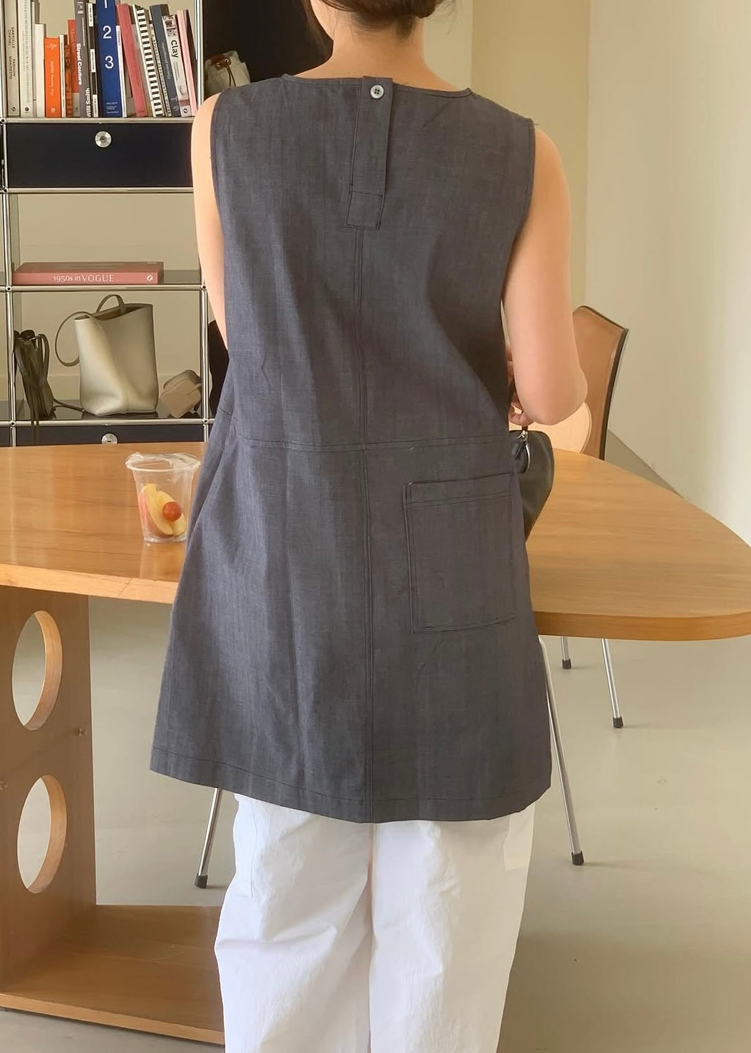 Back pocket one-piece