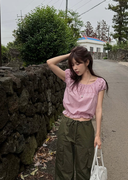 Tulips ruffle blouse