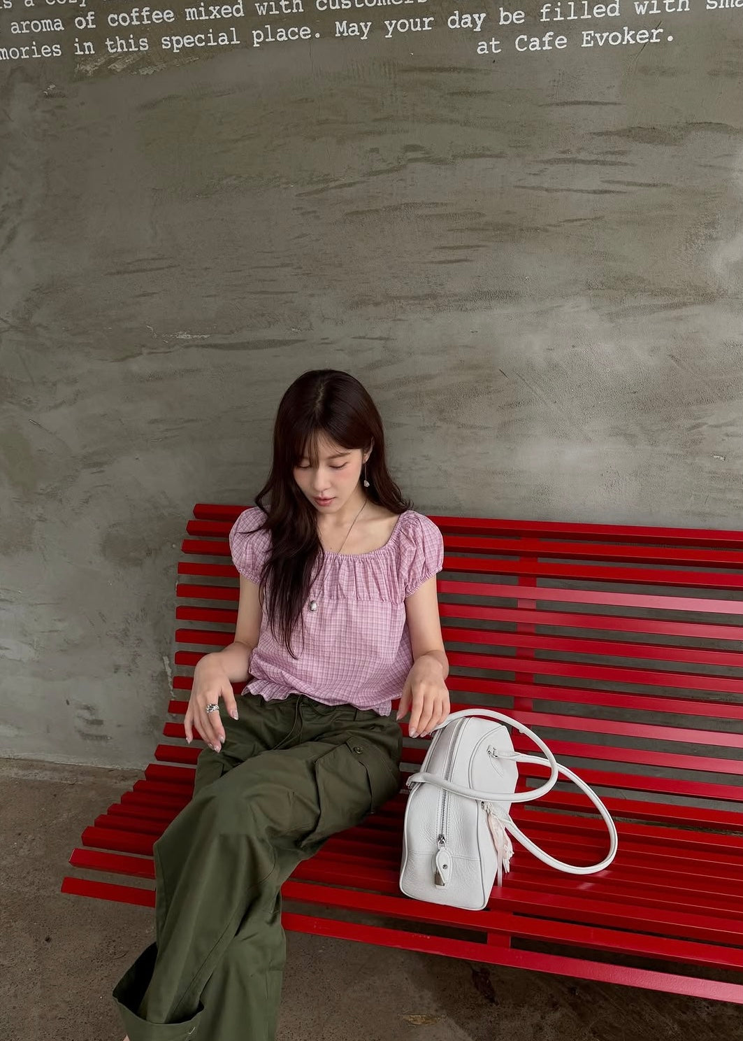 Tulips ruffle blouse