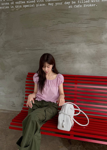 Tulips ruffle blouse