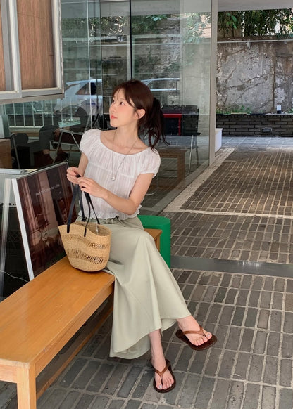 Tulips ruffle blouse
