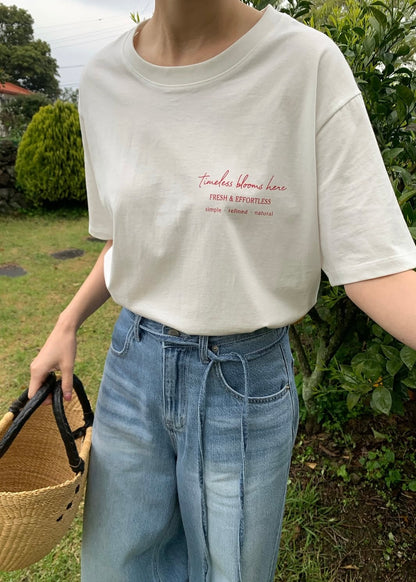 Flowers market tee