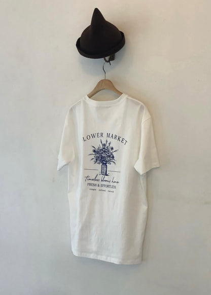 Flowers market tee