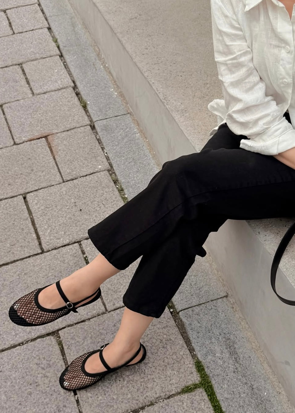 City mesh sandals