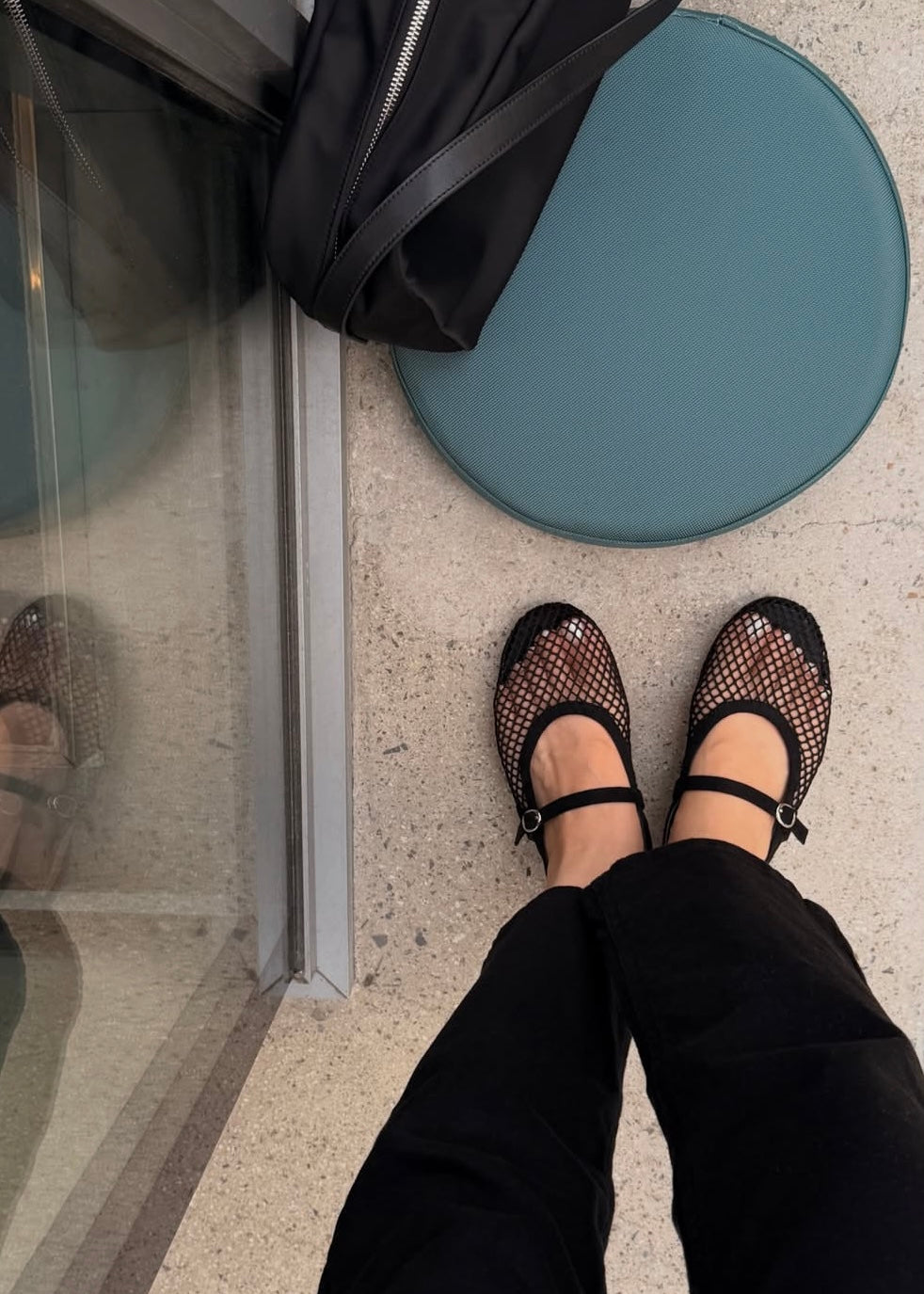 City mesh sandals