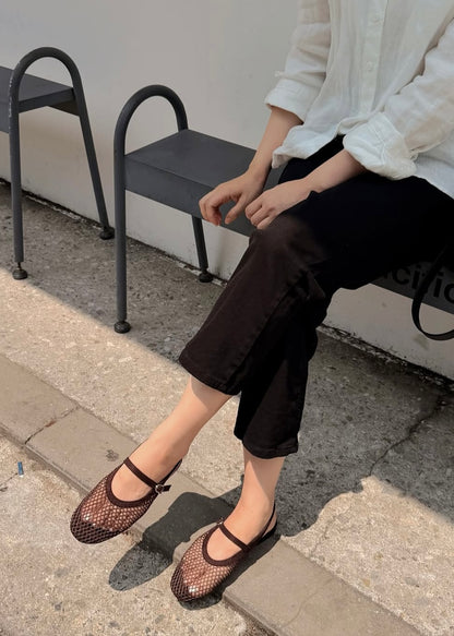 City mesh sandals