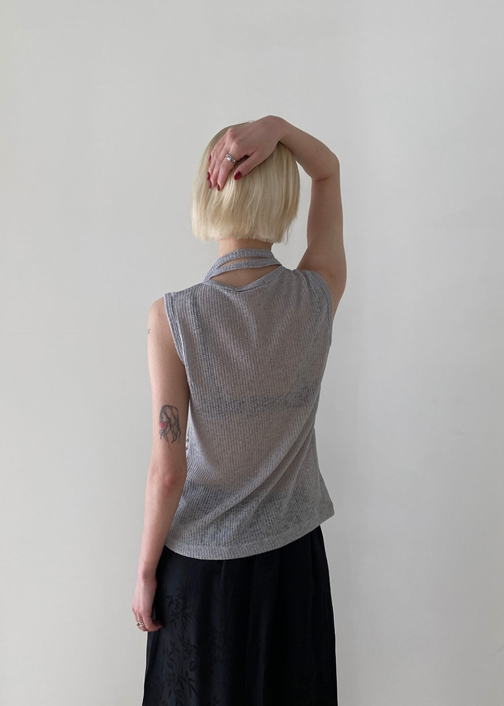 Infant scarf lycra vest