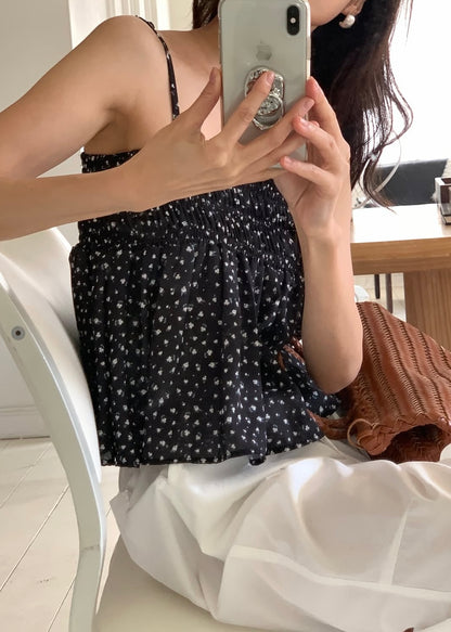 Floral flare camisole