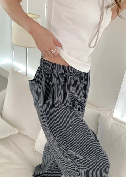 Stripes vacation pants