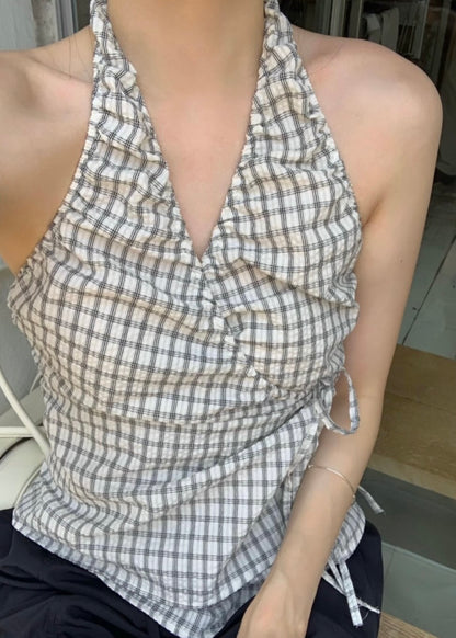 One-piece checkers vest