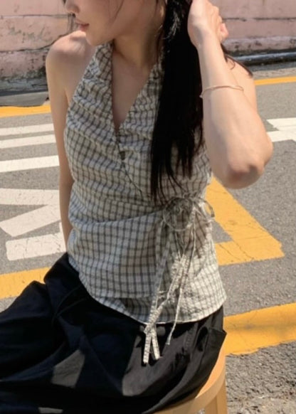 One-piece checkers vest