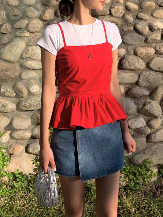 Flared semi dress