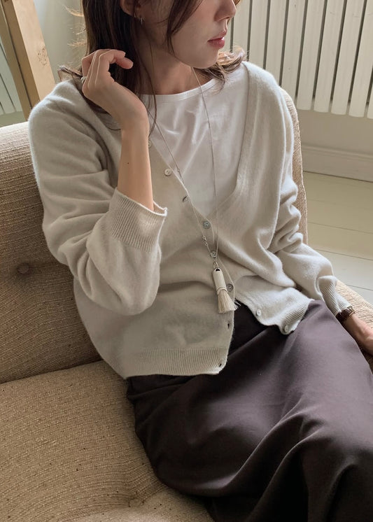 Full button knit cardigan