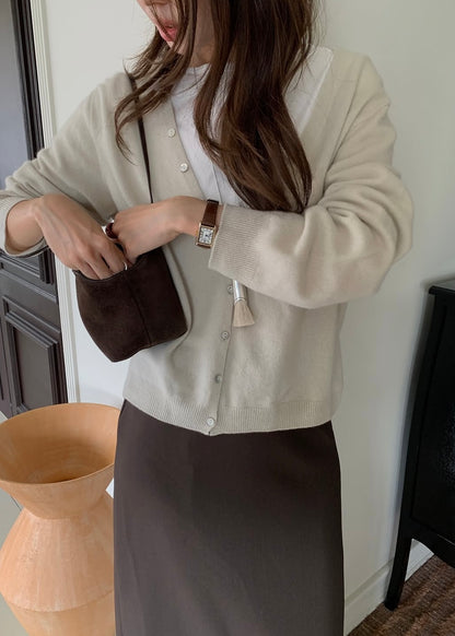 Full button knit cardigan