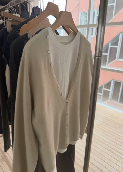 Full button knit cardigan