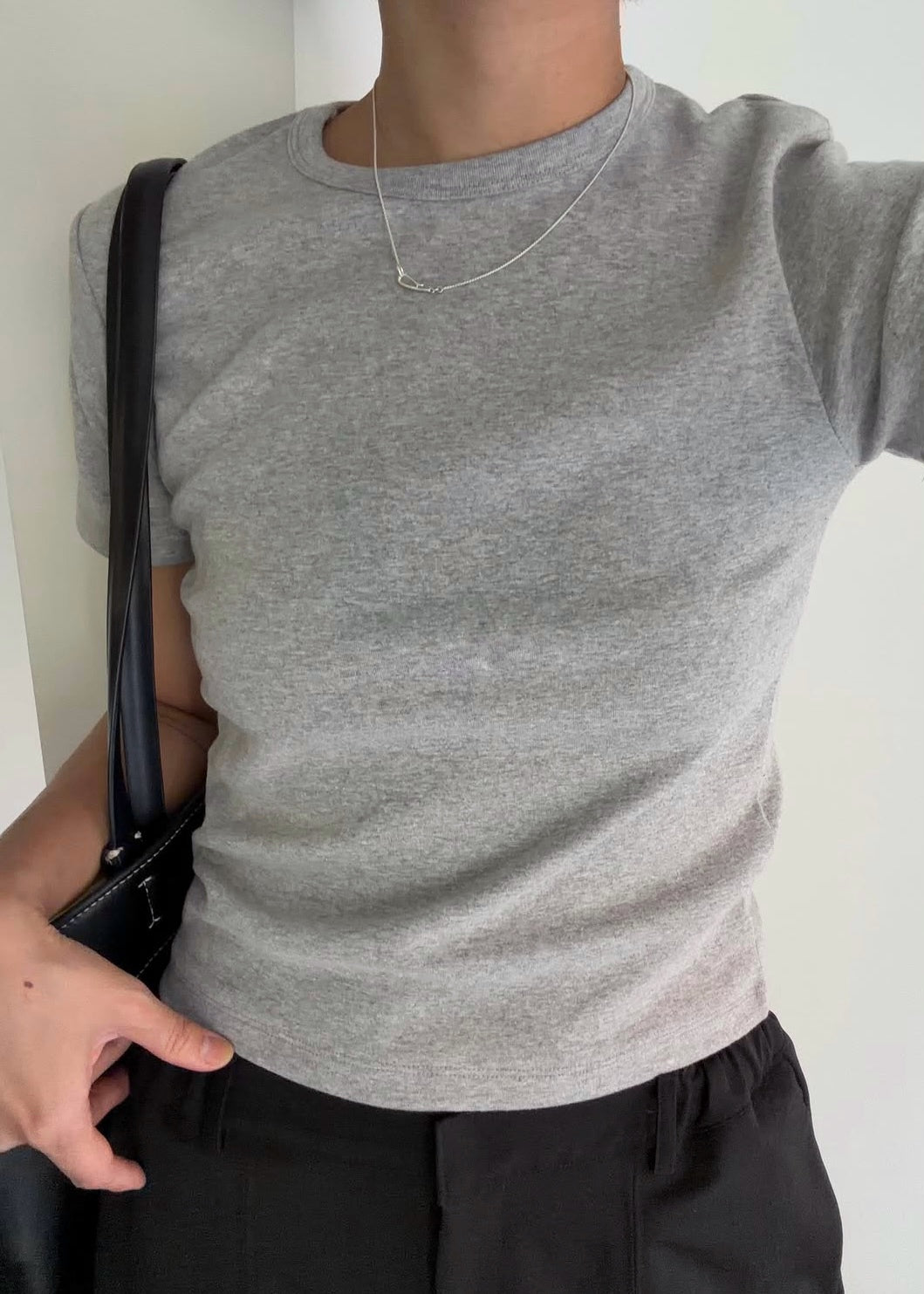 Cropped autumn tee