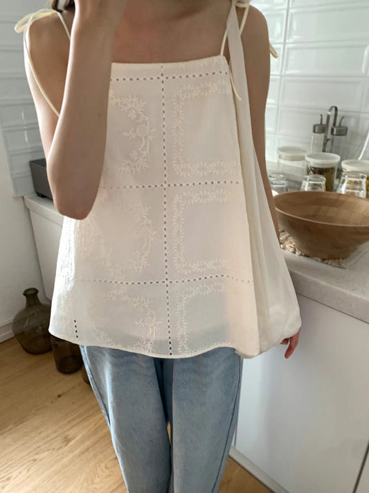 Square neck flare blouse