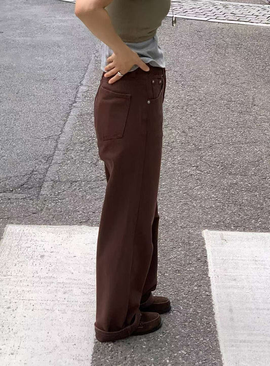 Resort straight jeans
