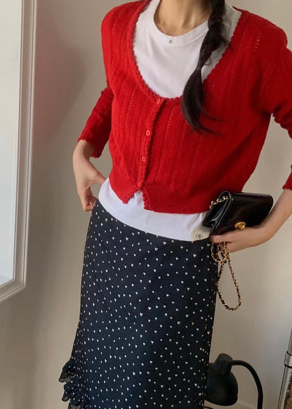 Embroidery Knit cardigan
