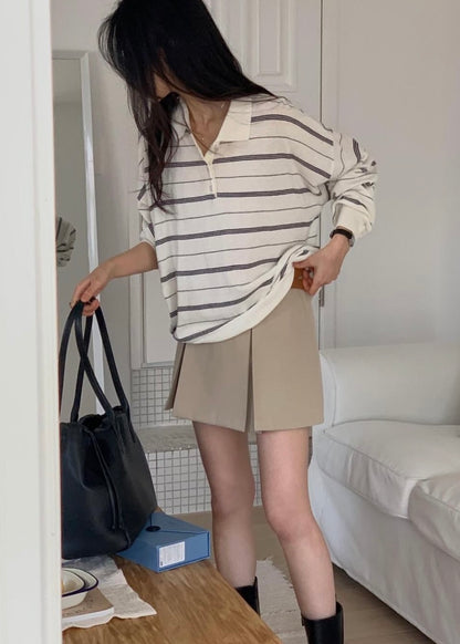 Borders knit top