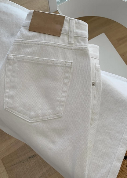 Off white wide pants