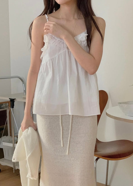 Chiffon sleeveless top
