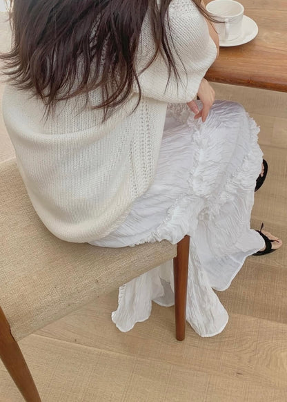 Ruffle cake skirt