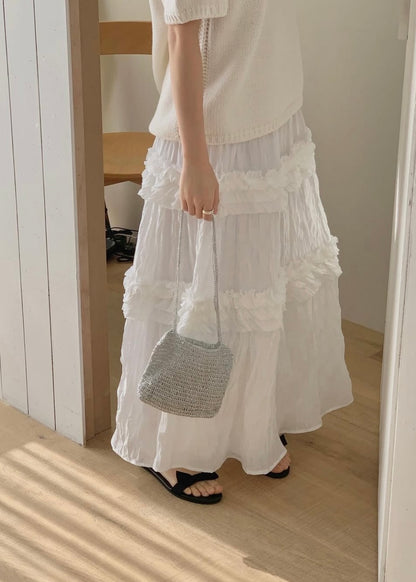 Ruffle cake skirt