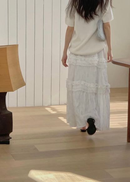 Ruffle cake skirt