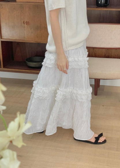 Ruffle cake skirt