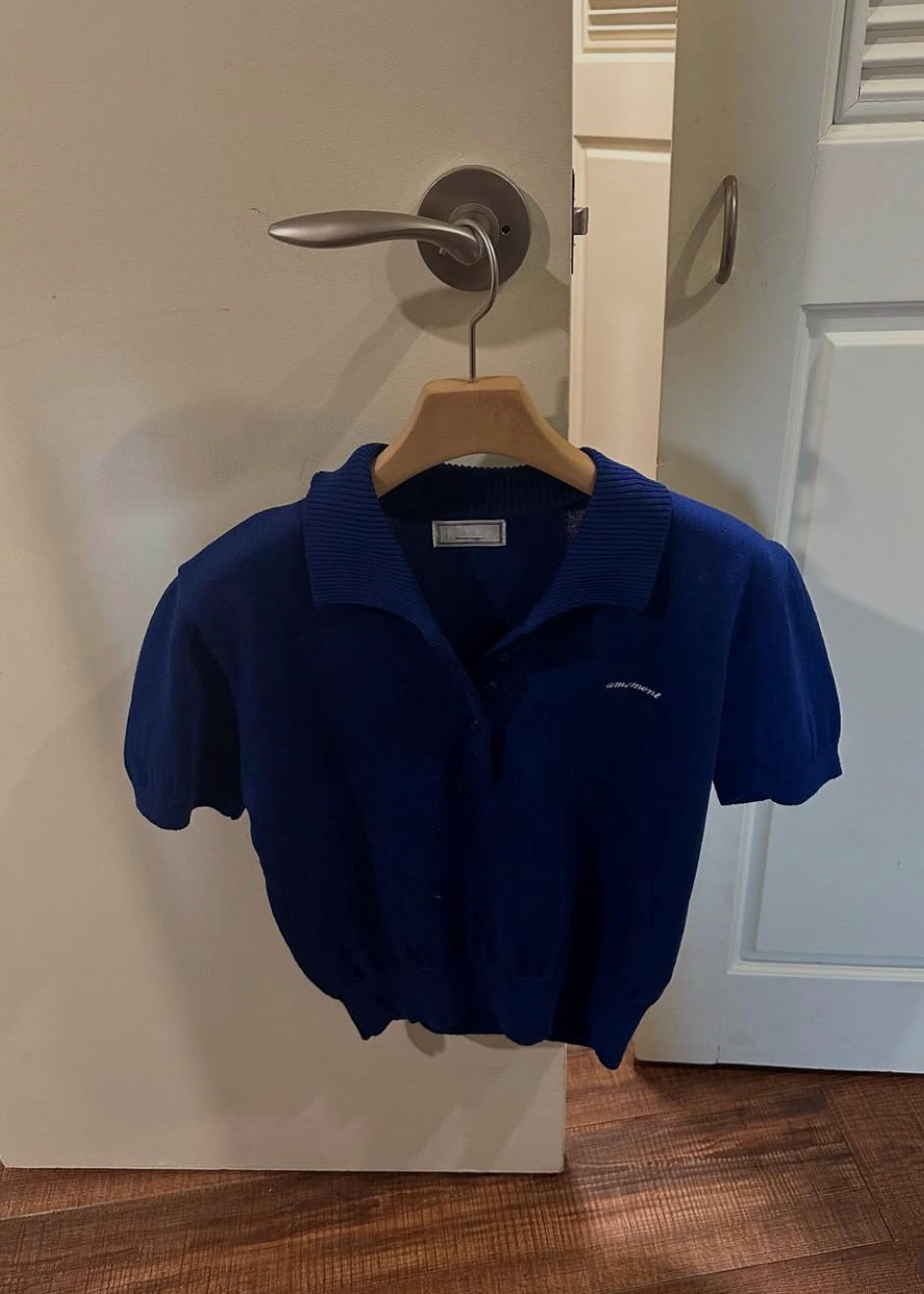 Mini knit polo