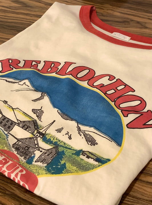 Soft cheese ringer tee