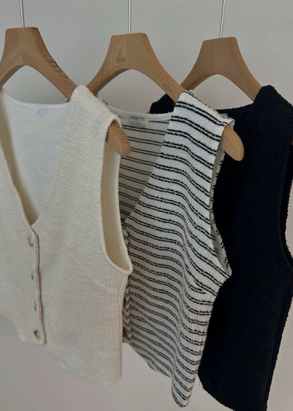 Towel textured waist coat