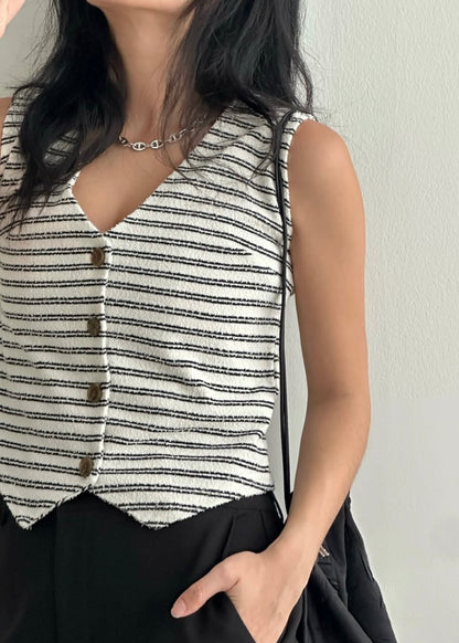 Towel textured waist coat