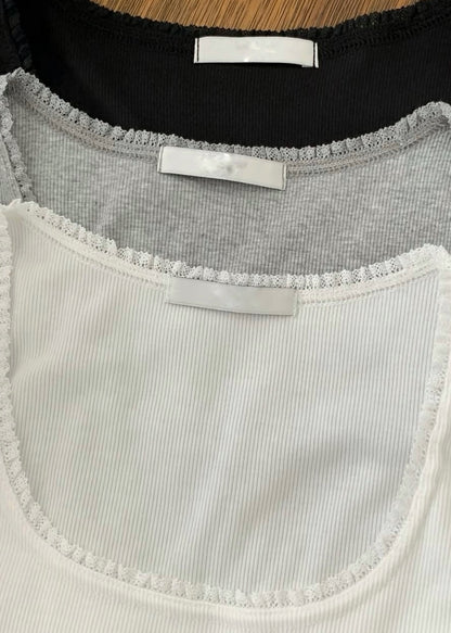 Lace edge camisole