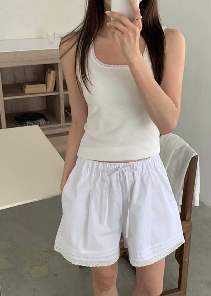 Lace edge camisole