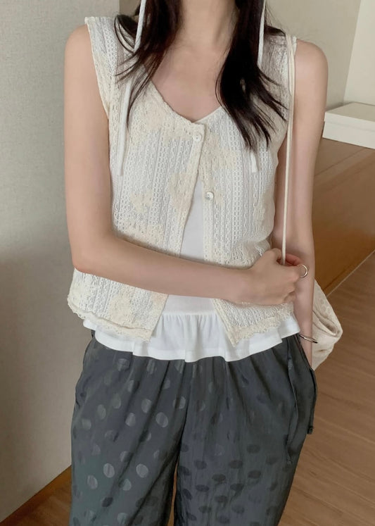 Double buttons vest