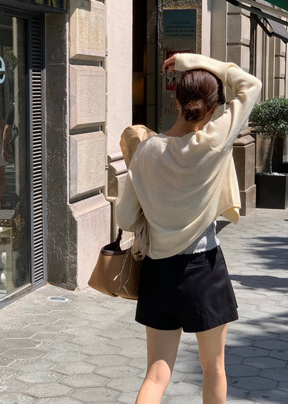 Relax cropped cardigan