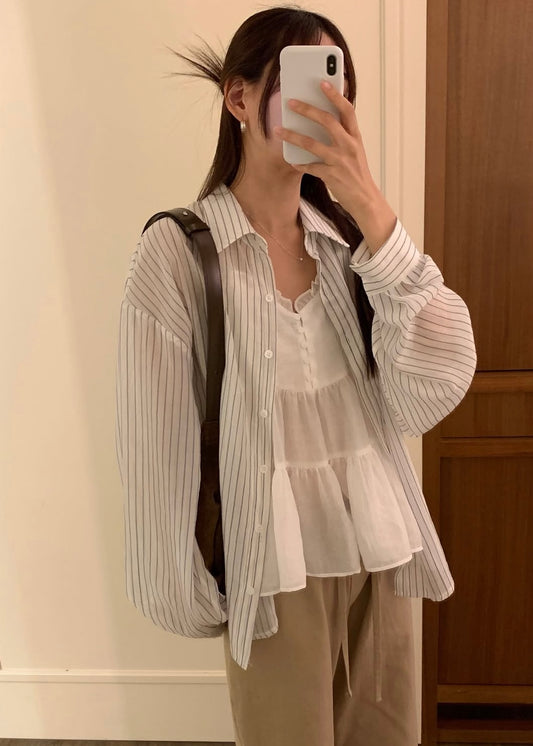 Oversized round bottom shirt